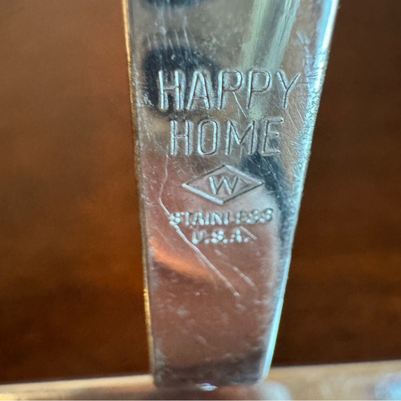 Vintage Happy Home Set Of 2 Stainless Steel Potatoes Smasher And Spatula USA - Picture 8 of 12